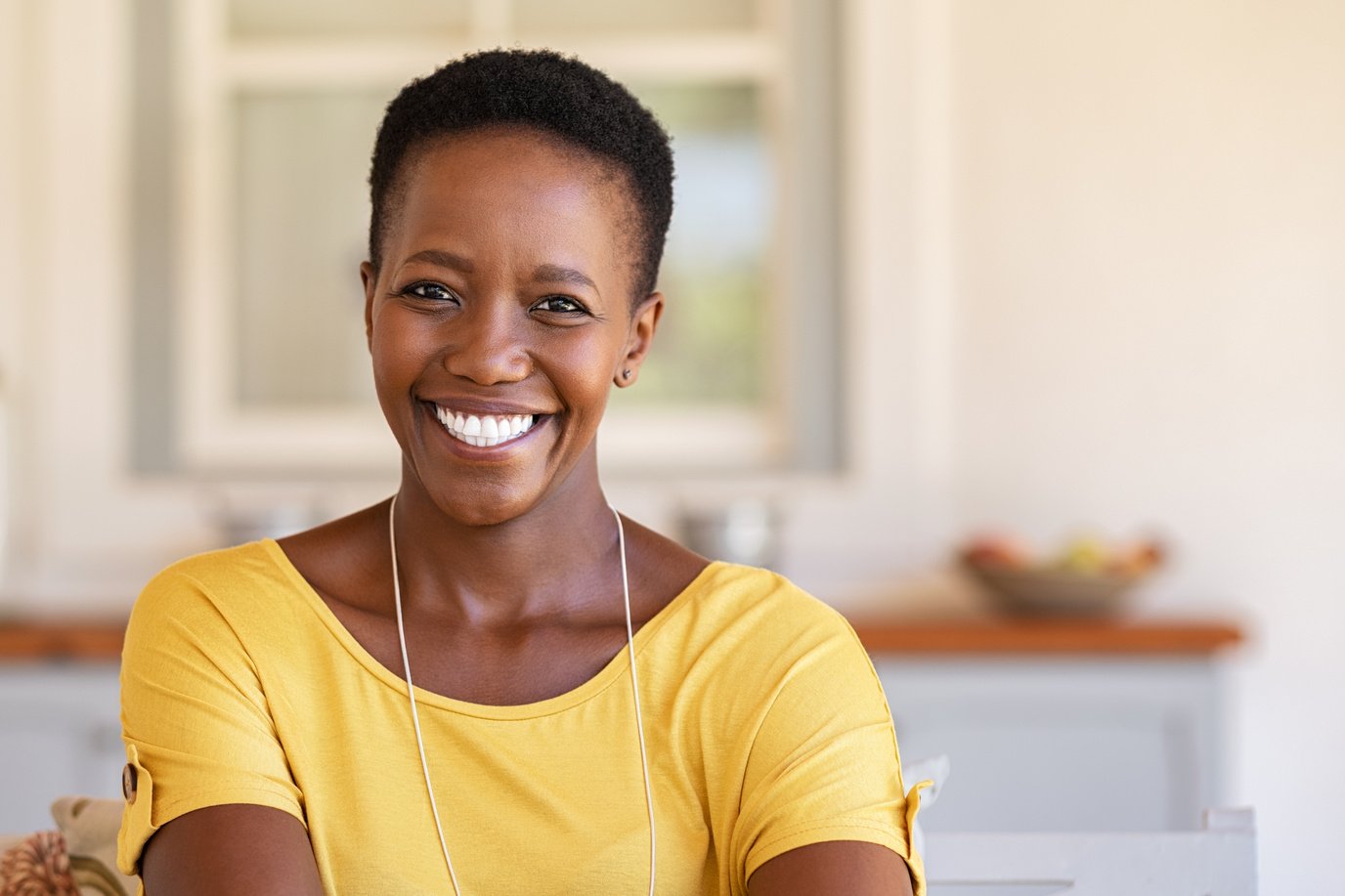 Woman Smiling at Camera